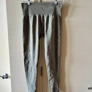 Gymshark Vital Seamless Leggings - Khaki Marl - Size M